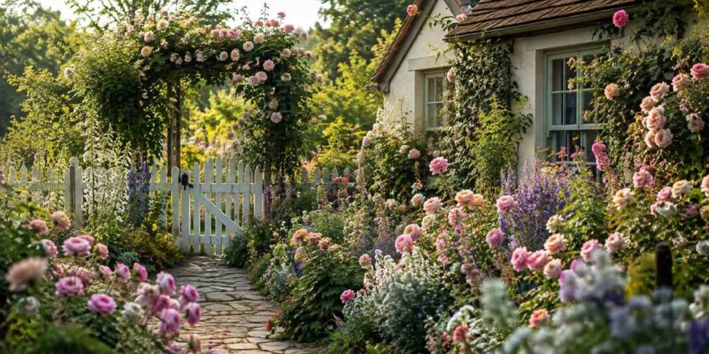 design-a-cottage-garden-for-romantic-layered-charm Backyard Garden Design Ideas
