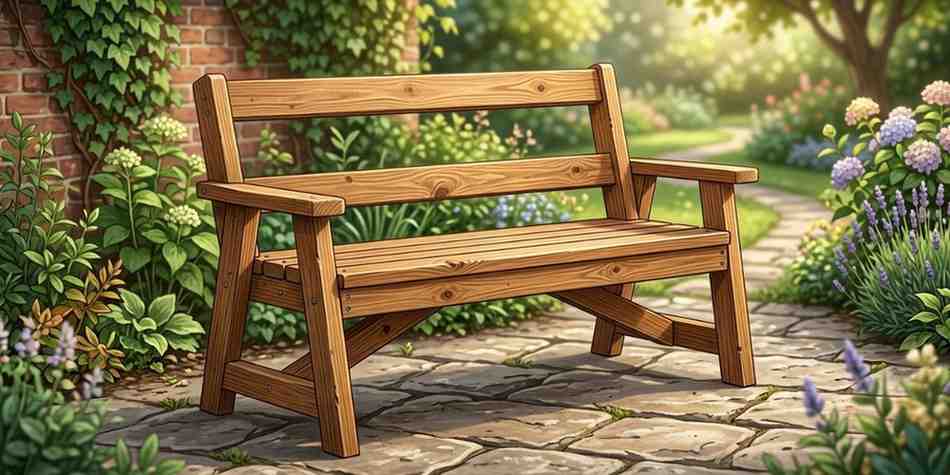 1-classic-24-lumber-benchGarden Bench Ideas DIY