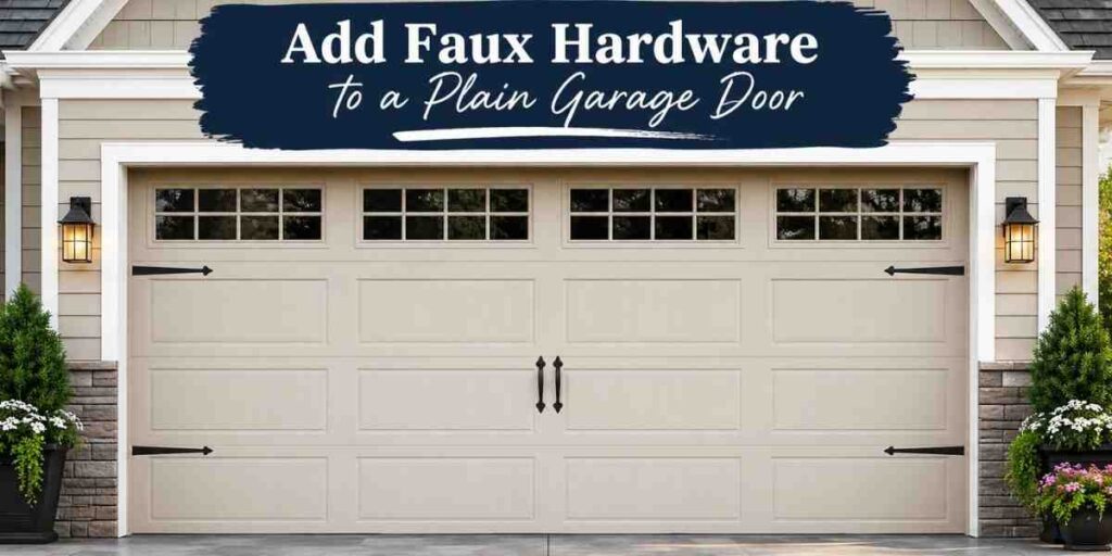 add-faux-hardware-to-a-plain-garage-door