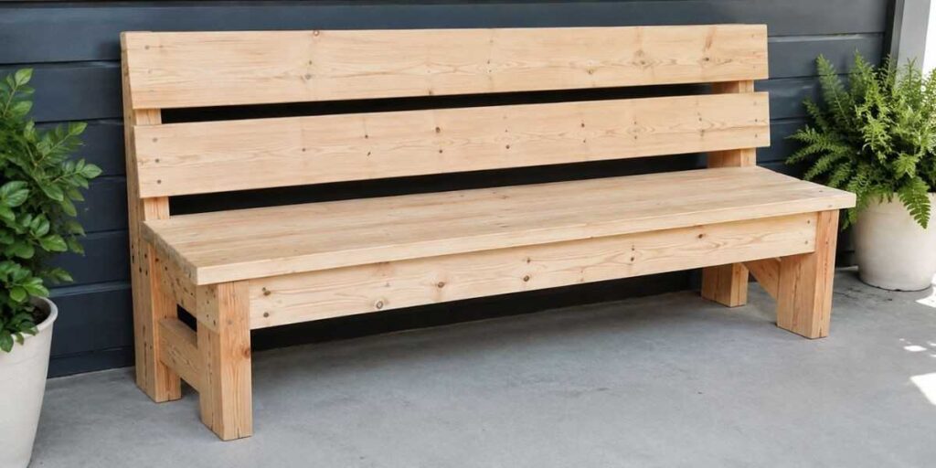 build-a-diy-wood-bench Outdoor Seating Ideas