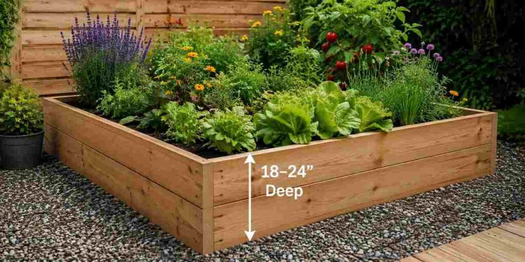 choose-the-right-bed-depth-at-least-1824-inches Tomato Garden Ideas