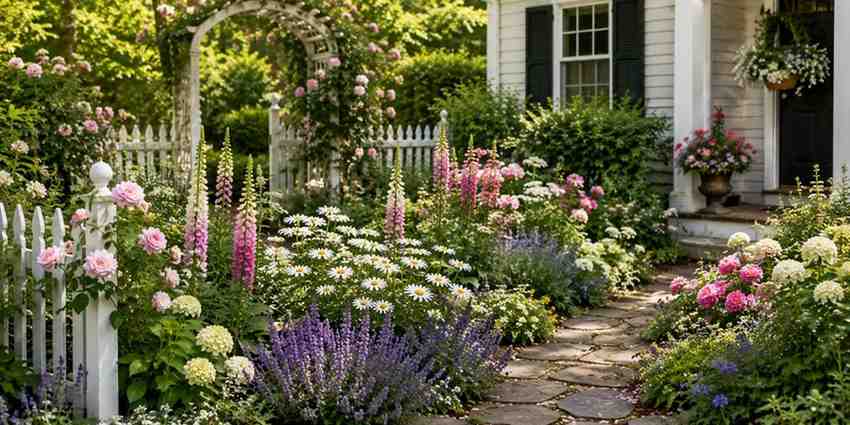 classic-cottage-garden Flower Garden Ideas