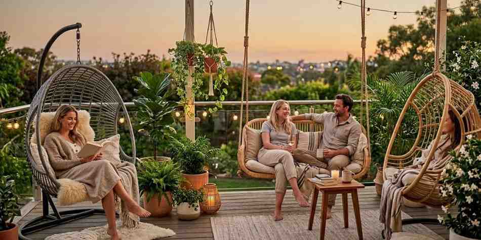 hanging-and-egg-chair-stylesGarden Swing Seat Ideas