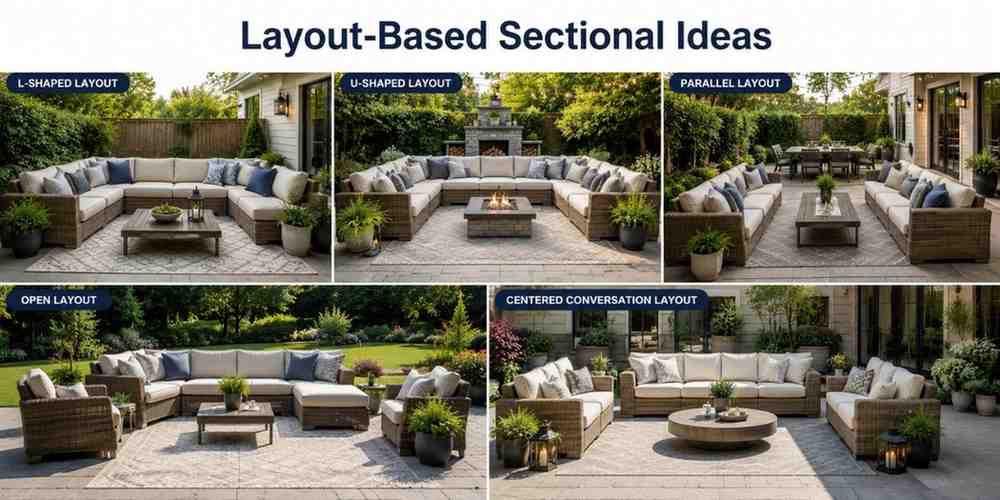 layout-based-sectional-ideas Outdoor Sectional Seating Ideas