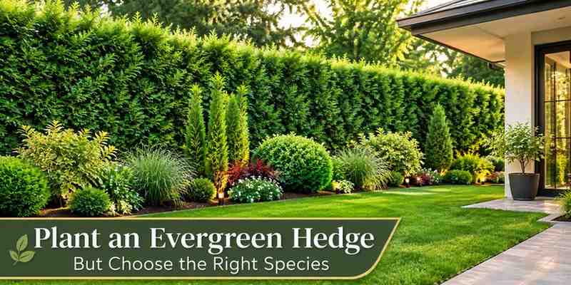 plant-an-evergreen-hedge-but-choose-the-right-species Front Yard Privacy Ideas