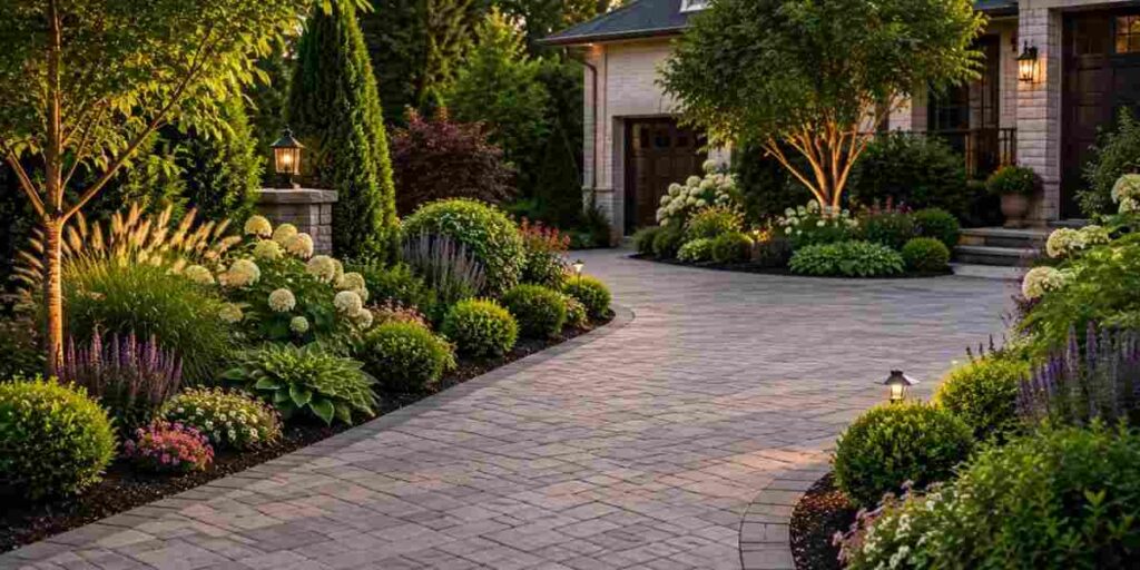 planting-and-greenery-ideas Driveway Landscaping Ideas