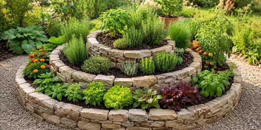 spiral-herb-and-vegetable-gardens