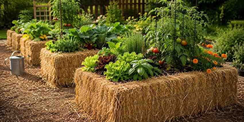 straw-bale-gardens