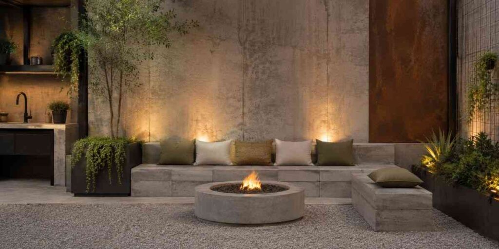 use-concrete-or-stone-blocks-as-seating Outdoor Seating Ideas